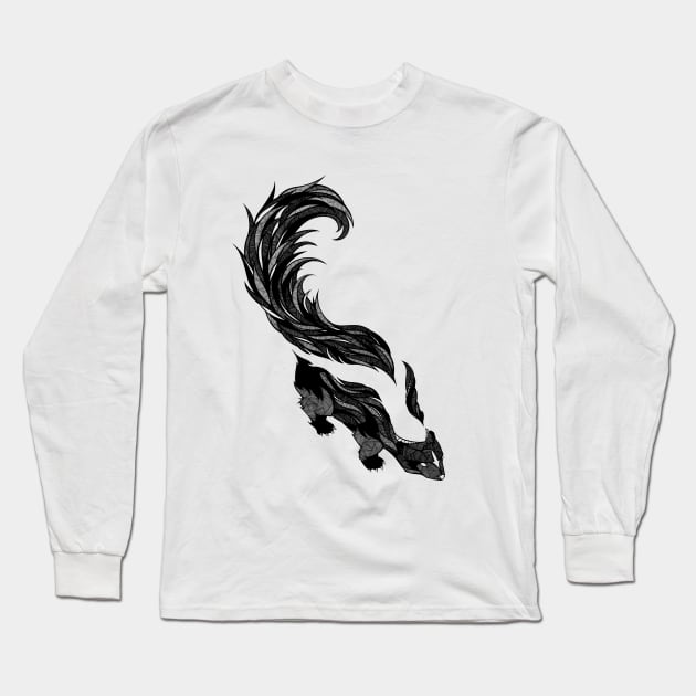 Skunk Long Sleeve T-Shirt by AndreasPreis